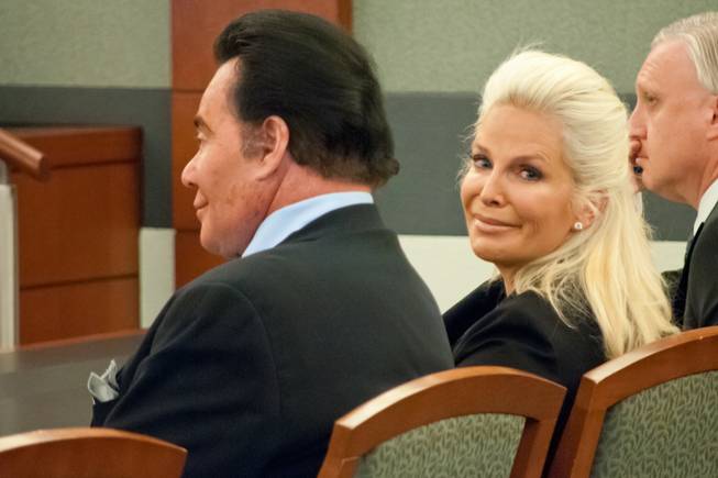Wayne Newton and his wife, Kathleen McCrone, appeared in court to file a restraining order against his landlord Steve Kennedy on Thursday, May 31, 2012.